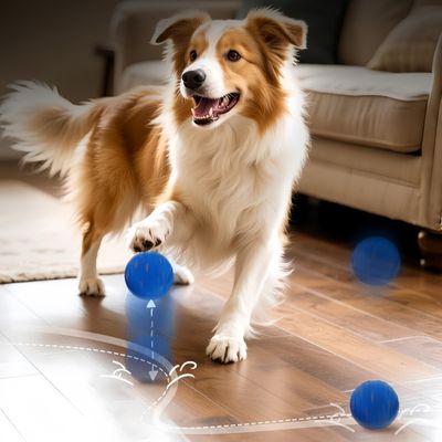IntiMeg Juguete: pelota electrónica interactiva para perros