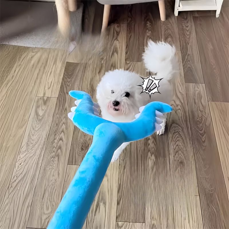 IntiMeg Jouet - Bâton de jeu en peluche pour chien et chat