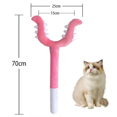 IntiMeg Jouet - Bâton de jeu en peluche pour chien et chat