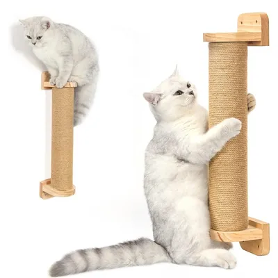 IntiMeg 54cm Arbre à chat mural pour chats et chatons IntiMeg 54cm Arbre à chat mural pour chats et chatons