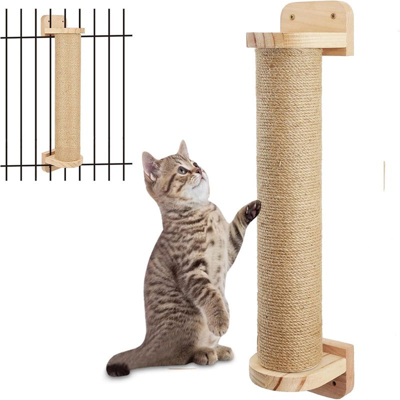 IntiMeg 54cm Arbre à chat mural pour chats et chatons