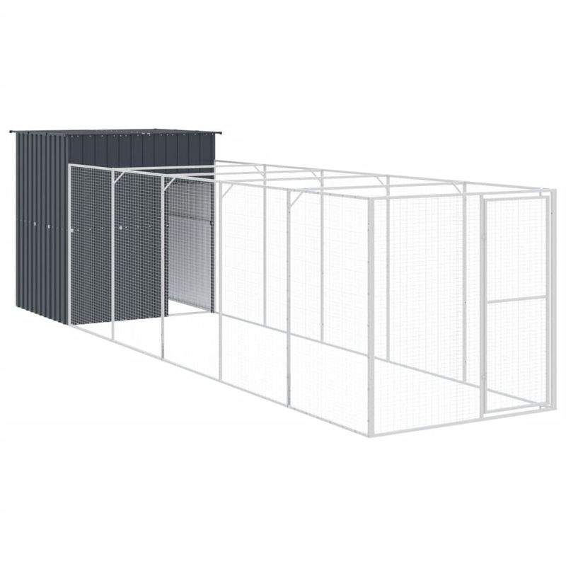 vidaXL niche pour chien Acier