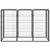 vidaXL parc pour chiens Acier