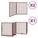 vidaXL barrière pour chien Bois