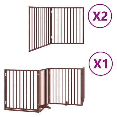 vidaXL barrière pour chien Bois