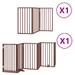 vidaXL barrière pour chien Bois