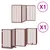vidaXL barrière pour chien Bois vidaXL barrière pour chien Bois