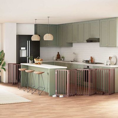 vidaXL barrière pour chien Bois