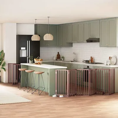 vidaXL barrière pour chien Bois