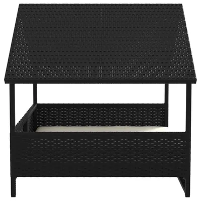 vidaXL niche pour chien Rotin synthétique