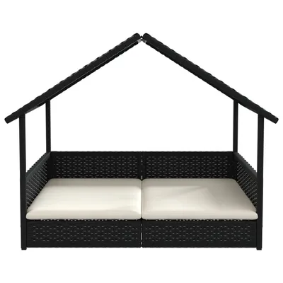 vidaXL niche pour chien Rotin synthétique
