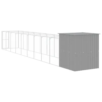 vidaXL niche pour chien Acier