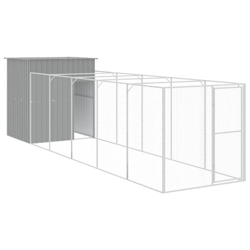 vidaXL niche pour chien Acier