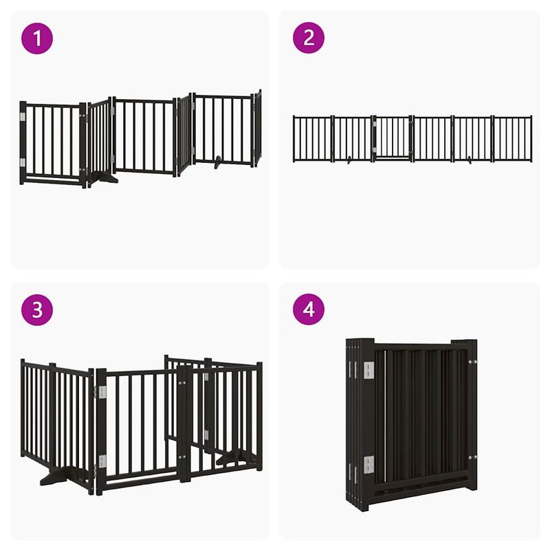 vidaXL barrière pour chien Sapin chinois