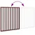 vidaXL barrière pour chien Bois