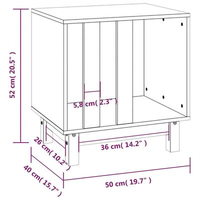 vidaXL maison pour chien Bois de pin massif