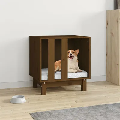 vidaXL maison pour chien Bois de pin
