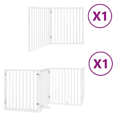 vidaXL barrière pour chien Bois
