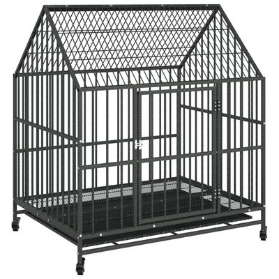 vidaXL cage pour chien Acier