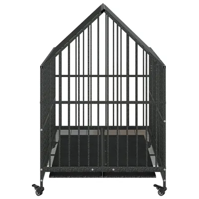 vidaXL cage pour chien Acier