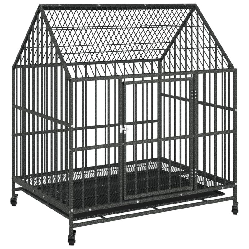 vidaXL cage pour chien Acier