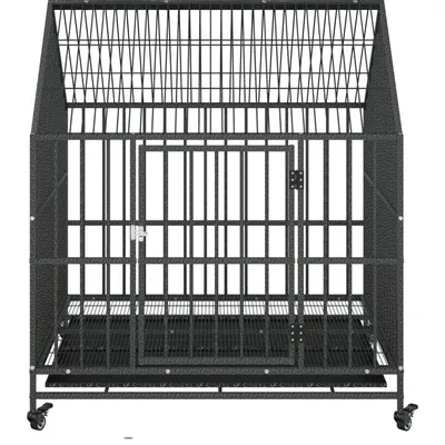 vidaXL cage pour chien Acier