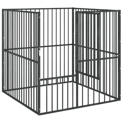vidaXL parc pour chien Acier