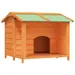 vidaXL chenil pour chiens Bois de pin massif