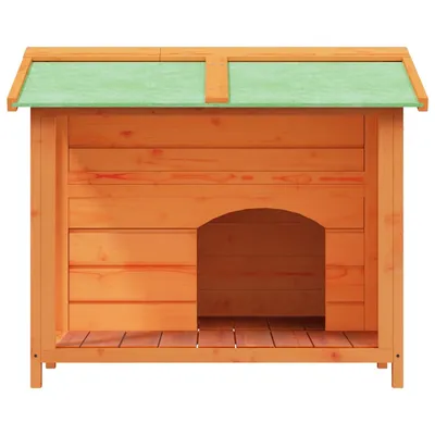 vidaXL chenil pour chiens Bois de pin massif