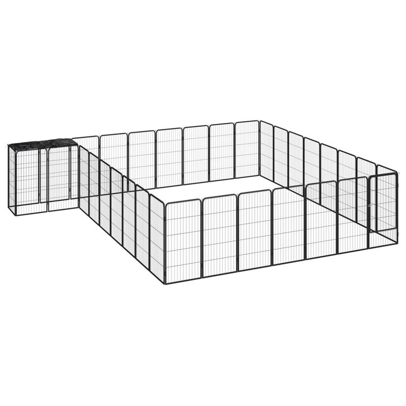 vidaXL parc pour chiens Acier
