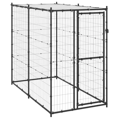 vidaXL niche pour chiens Acier vidaXL niche pour chiens Acier