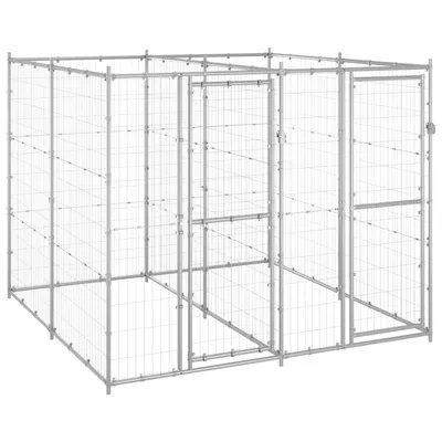 vidaXL niche pour chiens Acier vidaXL niche pour chiens Acier
