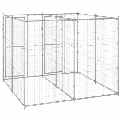 vidaXL niche pour chiens Acier vidaXL niche pour chiens Acier