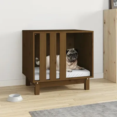 vidaXL maison pour chien Bois de pin