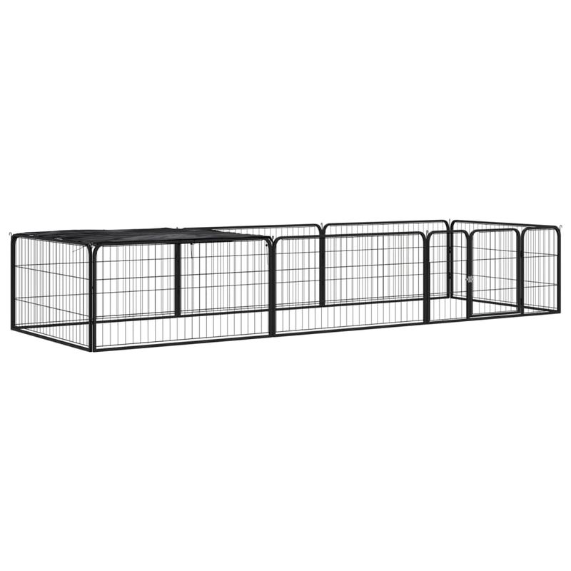 vidaXL parc pour chiens Acier