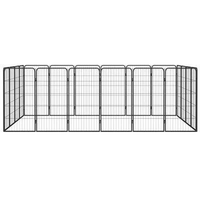 vidaXL parc pour chiens Acier