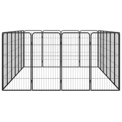 vidaXL parc pour chiens Acier