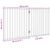vidaXL barrière pour chien Bois