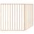 vidaXL barrière pour chien Bois