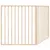 vidaXL barrière pour chien Bois