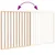 vidaXL barrière pour chien Bois