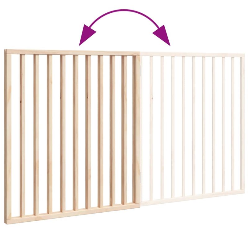 vidaXL barrière pour chien Bois