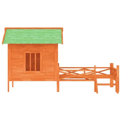 vidaXL chenil pour chiens Bois de pin