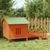 vidaXL chenil pour chiens Bois de pin