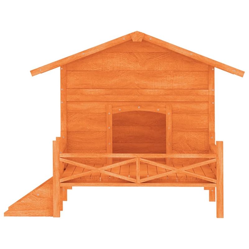 vidaXL chenil pour chiens Bois de pin