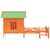 vidaXL chenil pour chiens Bois de pin