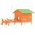 vidaXL chenil pour chiens Bois de pin