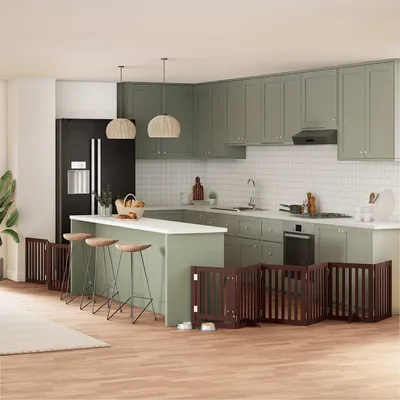 vidaXL barrière pour chien Bois