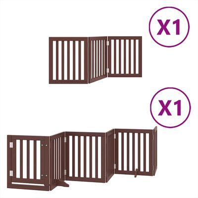 vidaXL barrière pour chien Bois
