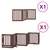 vidaXL barrière pour chien Bois vidaXL barrière pour chien Bois